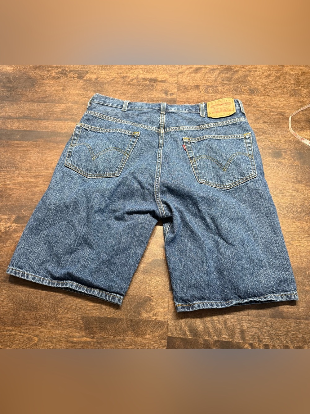 Levi's 505 Men's Blue Denim Jean Shorts Regular Fit